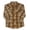 328W - Burnt Orange / Gold, variant on Gioberti Boys Casual Western Plaid Long Sleeve Pearl Snaps Shirt