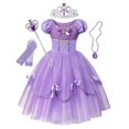 thumbnail image 1 of Encanto niñas Isabella vestido princesa Rapunzel Halloween fiesta Cosplay disfraz vestir niños ropa trajes cumpleaños graduación vestido 9-10T Gao Jinjia LED, 1 of 2