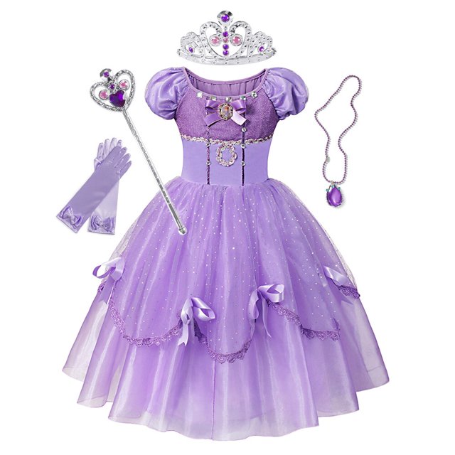 Encanto niñas Isabella vestido princesa Rapunzel Halloween fiesta Cosplay disfraz vestir niños ropa trajes cumpleaños graduación vestido 9-10T Gao Jinjia LED