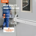 thumbnail image 2 of VEVOR Push Bar Door Locks, Carbon Steel Panic Bars for Exit Doors, with Exterior Lever and 3 Keys, Push Bar Panic Exit Device Door Hardware for Metal Wood Door, for Left and Right Handed Doors, 2 of 9