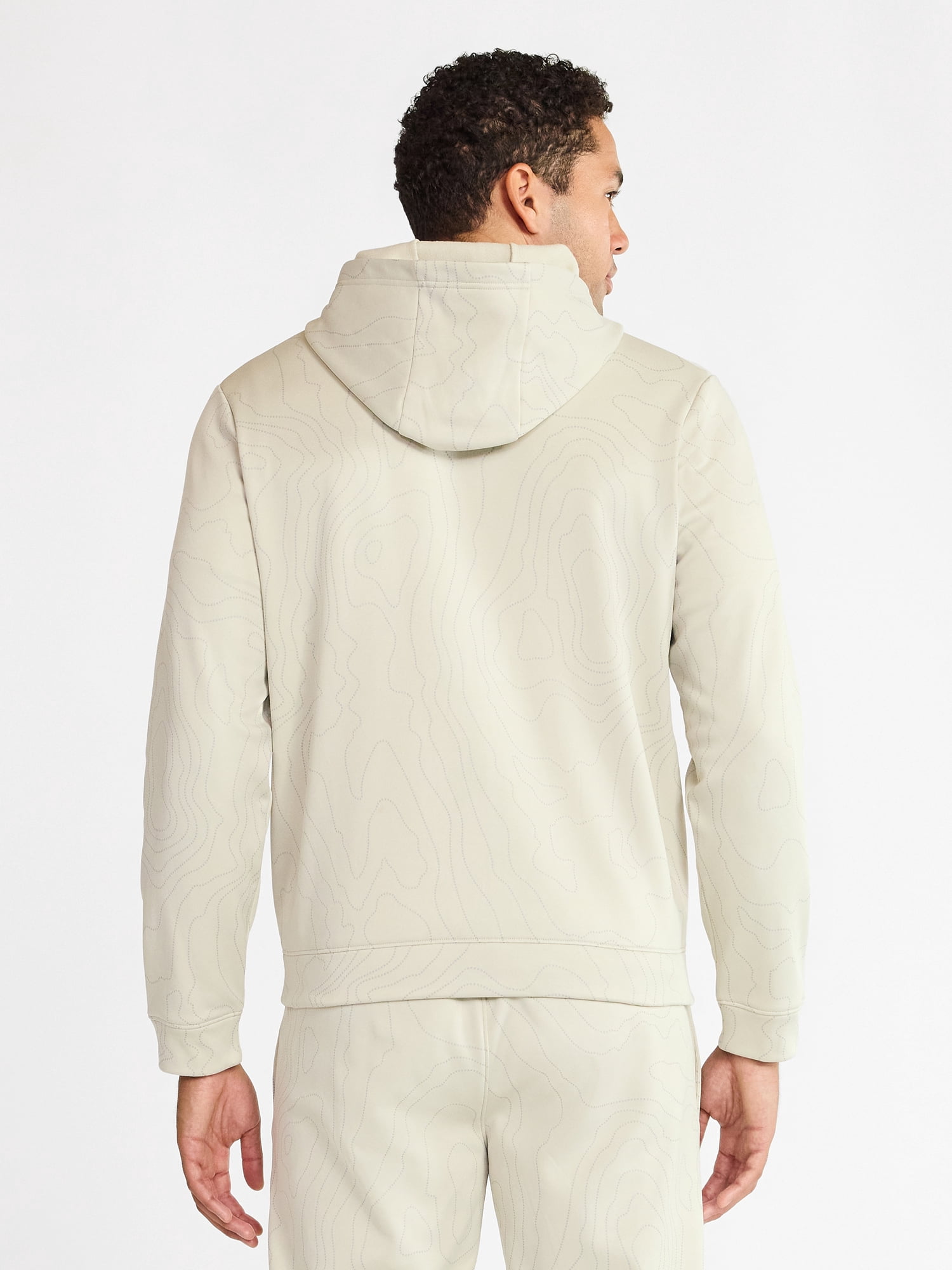 Athletic Works Men's and Big Men's Reflective Hoodie, Sizes S-3XL