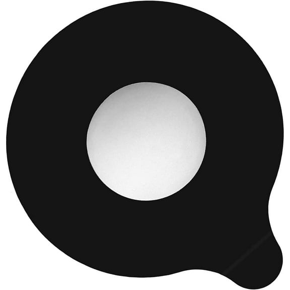 Tub Stopper Bathtub Drain Stopper, Silicone Flat Tub Plug Cover for Shower Bathroom Sink, Universal Bath Tub Drain Block for Water, Black