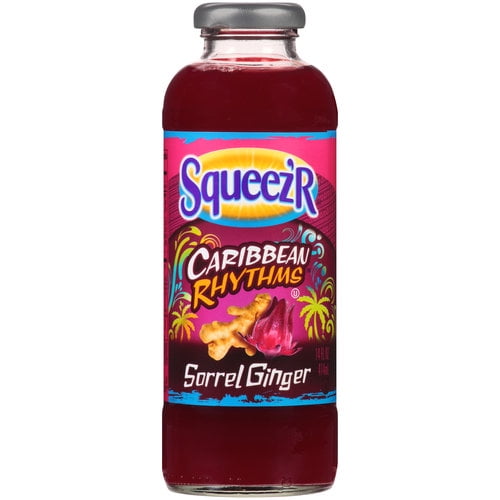 Squeez'R Caribbean Rhythms Sorrel Ginger Drink, 14 fl oz