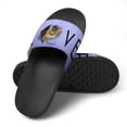 thumbnail image 4 of GZHJMY Stylish Slides for Women Men, Cat's Face Peeks Out of A Hole Soft Flexible Slip-on Sandals Slippers, 4 of 7