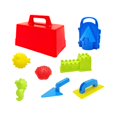 thumbnail image 2 of Kit de construcción de arena y juguetes de nieve de 8 piezas para niños, juego de bloques para playa, juguetes de arena, herramientas de construcción, 2 of 9