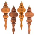 thumbnail image 1 of Adorno de árbol de Navidad Vickerman 7" Remate 4 Acabados Paquete de 8, 1 of 4