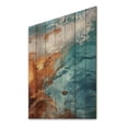 thumbnail image 2 of Designart "Beach Photo Oceanic flow IV" Nautical & Beach Print on Natural Pine Wood, 2 of 5