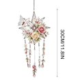 thumbnail image 2 of Clearance! Suncatcher Window Hanging Ornament Floral Butterfly Acrylic Wind Chime with Crystal Pendant for Home Bedroom Living Room Window Garden Boho Wall Art Decor, 2 of 7