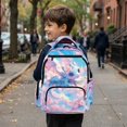 thumbnail image 4 of Yspwyqan Cherry Blossom Baby Dragon Teen Boys Backpack, 600D Durable Polyester School Bag, 17 Inch Large Capacity Laptop Backpack with Front Pocket for Middle High School Hiking, 4 of 7