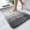 Gray, variant on Haitang Grocery Bathroom Carpet Mat, Ultra Soft and Absorbent Ultra-fine Fiber Bathroom Carpet, Anti Slip Plush Bathroom Carpet, Machine Washable and Dryable, Bathroom Floor, Bathtub and Shower Mat