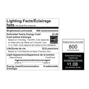 Feit Electric Smart LED 9 Watt (60 Watt Eq.) Color Changing/Tunable White Light Bulb, A19, E26, Dimmable