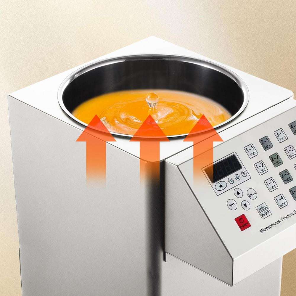 Mulaxen Syrup Dispenser Machine 8L Fructose Quantitative Machine Fructose Machine Syrup Machine for Bubble Tea Equipment consistent