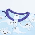 thumbnail image 4 of ATAIKU Infant Baby Boys Short Sleeve Romper 3M-3T Newborn Soft Cotton 2 Way Zipper Jumpsuit Toddler Summer Bodysuit - Dinosaur, 4 of 9
