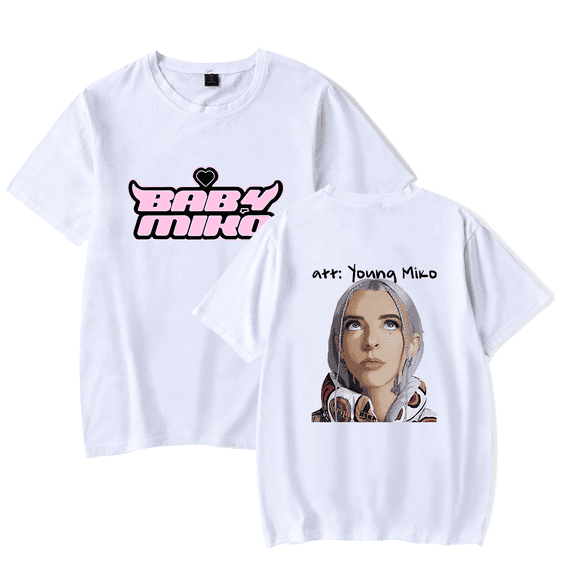 Young Miko Merch Baby Miko T-Shirt Men Women Fashion t shirt Men Women Rapper Cool Summer Short Sleeve Shirt Casual Streetwear Top Tee