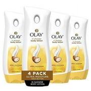 OLAY Ultra Moisture Shea Butter In-Shower Body Lotion, 15.2 fl oz 4 Pack