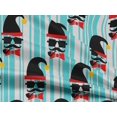 thumbnail image 4 of oneOone Rayon Turquoise Blue Fabric Christmas Quilting Supplies Print Sewing Fabric By The Yard 56 Inch Wide-IS, 4 of 6