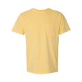 thumbnail image 1 of Comfort Colors T-Shirt à Poche Épais Teint en Pièce pour Adulte, P, Beurre, 1 of 6