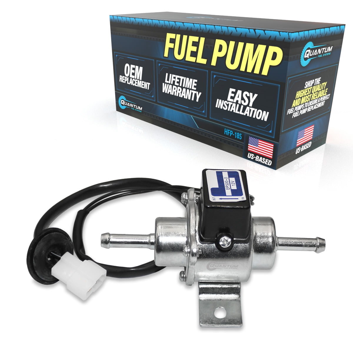Quantum Universal Diesel Gasoline 12V Electric Fuel Pump HFP-185