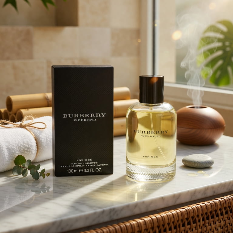 Burberry Weekend Men's Fragrance EDT Spray, Casual Cologne, 3.3 Oz