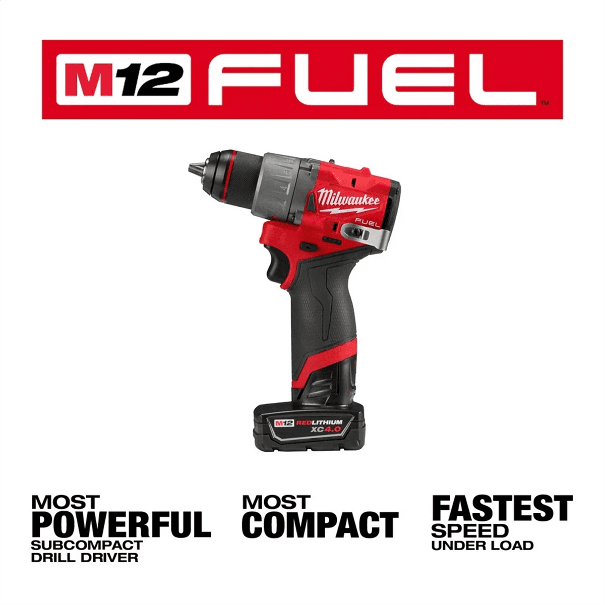Milwaukee 3403-22 M18 FUEL 1/2" Hammer Drill with AUTOSTOP and REDLINK