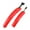Red, variant on BAOSITY 2 Pieces/Set Bike Fenders,Front and Rear Fenders,with Light Supplies Repairing,Accessories Cycling Mudguard for Outdoor Sport Orange