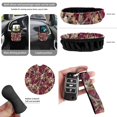 thumbnail image 5 of KUIFORTI Red Camo Car Seat Covers Full Set Easy Installation Set of 15 Front Rear Seat Covers Steering Wheel Cover Car Seat Belt Cover Durable Elastic Fabrics Fits for Cars Truck SUV, 5 of 6