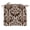Brown, variant on Handmade Cotton Chair Seat Pads Cushions with Ties - 16''x16'' for Dining, Home, Office Chairs