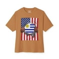 thumbnail image 5 of Uruguay Flag + USA Flag Pride T-shirt | Uruguayan + American Flag Rip 4th Of July | Funny Viral Latino Tees | Unisex - 4 Colors, 5 of 10