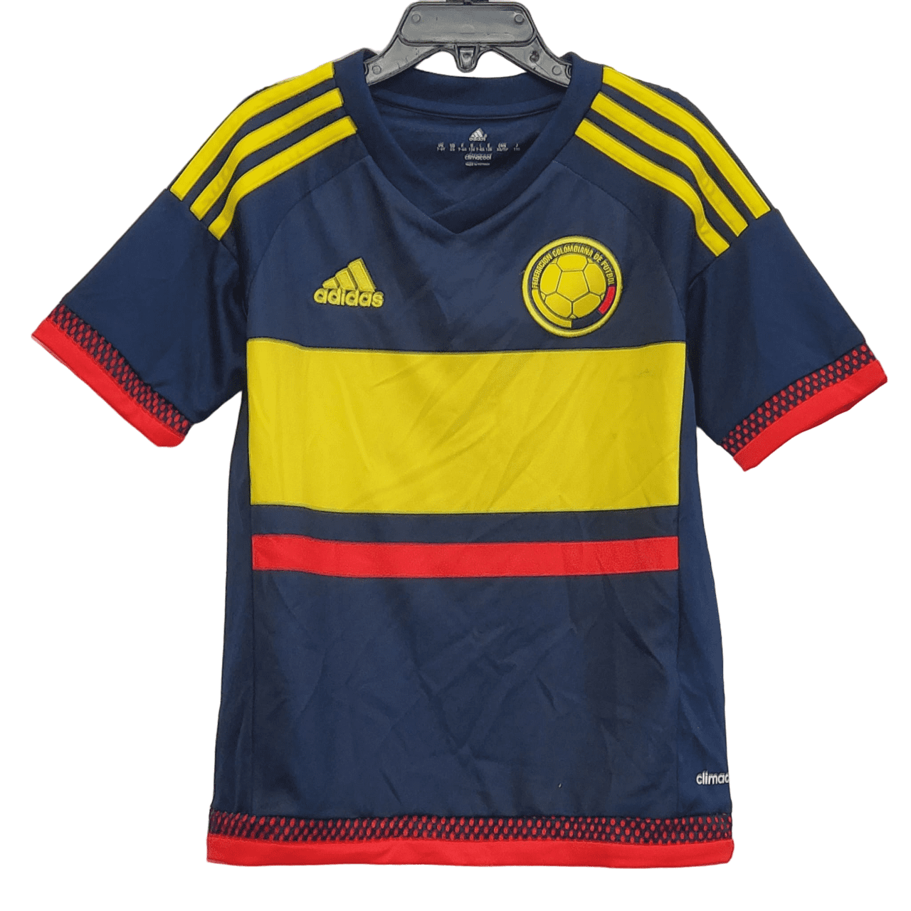 bellen album open haard Adidas Climacool Youth Colombia International Soccer Jersey, Navy Blue, XS  - Walmart.com