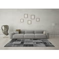 thumbnail image 3 of Ahgly Company Indoor Square Patchwork Gray Transitional Area Rugs, 6' Square, 3 of 4