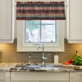 thumbnail image 2 of Yayeee Kitchen Valance Rod Pocket 54" x 18" Living Room Window Curtain, Tribal Geometric, 2 of 6
