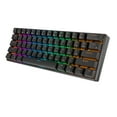 thumbnail image 6 of RK ROYAL KLUDGE RK61 Tri-mode BT5.0/2.4G/USB Mechanical Keyboard 60% 61 Keys RGB Hot-swappable Bluetooth Wireless Gamer Keyboard Red Switch Black, 6 of 13