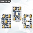 thumbnail image 7 of Yayeee Blank Wall Plate Cover 1-Gang 4.5"x2.7" Home Unused Decorative Outlet, Beige Plaid Lemon, 7 of 7