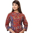 thumbnail image 3 of Vihaan IMPEX Multicolor Floral Printed Hot Top Casual Kurti for Women Shirt, 3 of 5