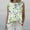 Yellow, variant on Juslio Womens Tank Crew Neck Print Tank Top,Casual Breathable Summer Tank Tops