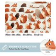thumbnail image 2 of Squirrel Polyester Non-Slip Indoor Rugs Chair Mat Floor Carpet Machine Washable, 2 of 6