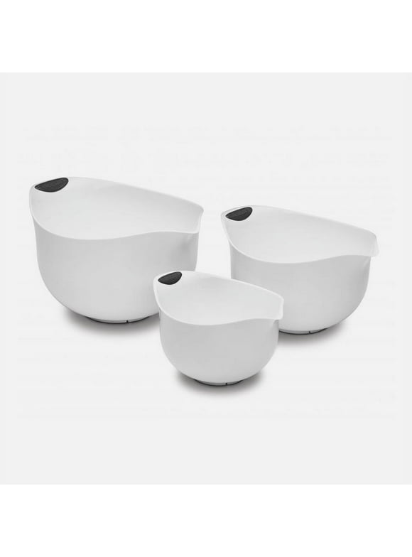 Cuisinart Set of 3 BPA-free Mixing Bowls, White