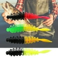 thumbnail image 3 of 8Pcs/Set 5.5cm/1.3g Fishing Lure Simulated Bright Color Flexible Vivid Reusable Fish Attraction Universal Soft PVC Trout Fishing Artificial Worm Swimbait Fishing Gear, 3 of 7