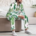 thumbnail image 7 of Disketp Cactus Plants1 for Pajamas Set Long Sleeve Sleepwear Mens Button Down Nightwear Pj Sets-Large, 7 of 7