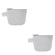 thumbnail image 2 of Matsuzay Bolsa de almacenamiento de malla de nailon transparente transpirable portátil, Clips de papel, monedas, pegatinas de notas, Blanco 2Conjunto, 2 of 6