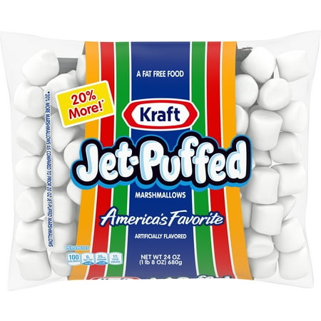 Pumpkin Marshmallow - (2 pack) Jet-Puffed Marshmallows, 24 oz Bag