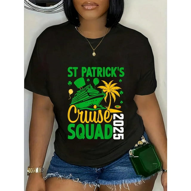 Camiseta divertida para toda la familia, 100 % algodón, para el Día de San Patricio 2025. Camiseta informal.