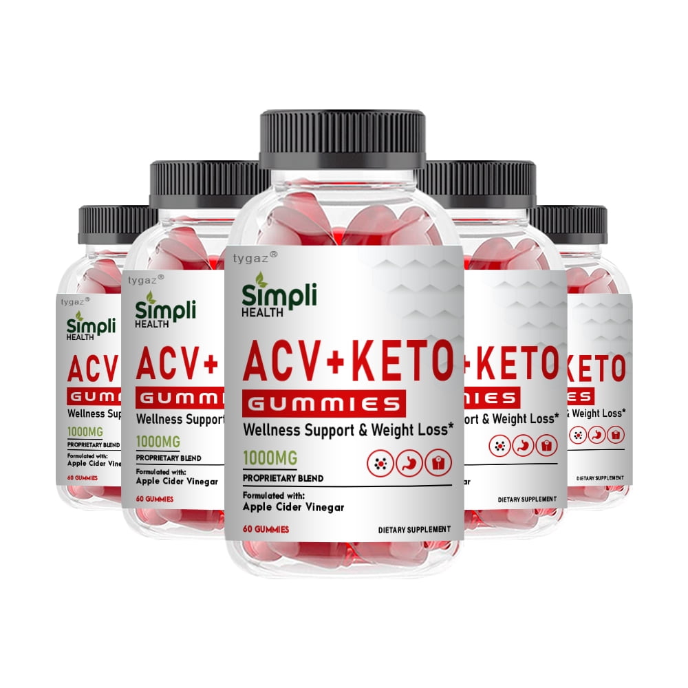 Simpli ACV Keto Gummies 5 Pack
