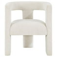 thumbnail image 4 of Petra Boucle Upholstered Accent Side Chair Black, 4 of 5