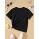 thumbnail image 2 of Casual Round-Neck Short-Sleeve T-Shirt with 'Princess' Print, 2 of 6