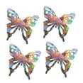 thumbnail image 2 of veasfak 4pcs 3D Decorative Window Film, Clear Glass Rainbow Effect Door Window Static Butterfly, 2 of 8