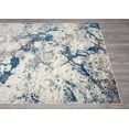 thumbnail image 2 of Abani Casa Collection Area Rug Mid Century Modern Bedroom Living Room Decor Floor Rug 8 x 10 Blue Grey, 2 of 6