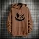 thumbnail image 5 of Sudadera con capucha para mujer, estampada, cuello redondo, manga larga, sudadera con capucha, camiseta, blusa, blusa de poliéster para hombre, 5 of 5