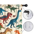 thumbnail image 4 of Blackout Kids Curtains,Cute Dinosaur Pattern Childrens Insulated Curtains Set Of 2,Bedroom Essentials,Toddler Room Decor 52x84in(132x213cm), 4 of 4