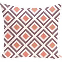 Simply Daisy 16" x 16" Diamond Mayhem Geometric Print Outdoor Pillow